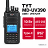 Радиостанция цифровая TYT MD-UV390 DMR AES 256 Type-С 10 Вт